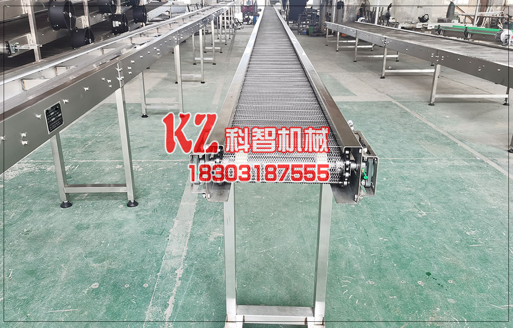 冷凍雞胸肉解凍線(xiàn)不銹鋼食品輸送機(jī)結(jié)構(gòu)形式